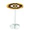Holland Bar Stool Co 36" Chrome Boston Bruins Pub Table L214C3628BosBru - alternate 1